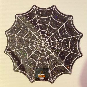 4 Piece Celebrate Together Kohl’s Sparkle Halloween Spider Web Fabric Placemats